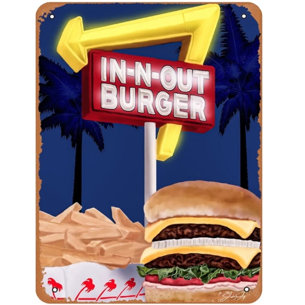 ✨️Brand New✨️ IN-N-OUT merchandise for a baby's 9 Month old photoshoot theme.